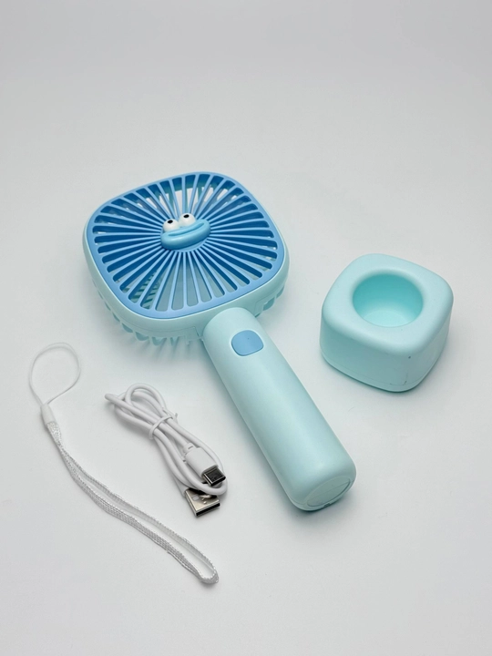 Universal mini qo‘l ventilyatori, stol ustiga qo'yadigan, USB kabelli, portativ, ixcham