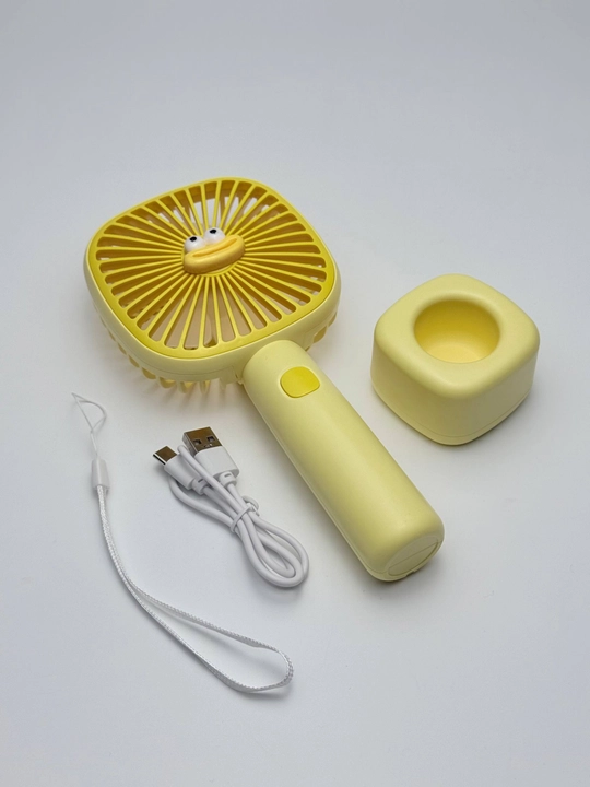 Universal mini qo‘l ventilyatori, stol ustiga qo'yadigan, USB kabelli, portativ, ixcham