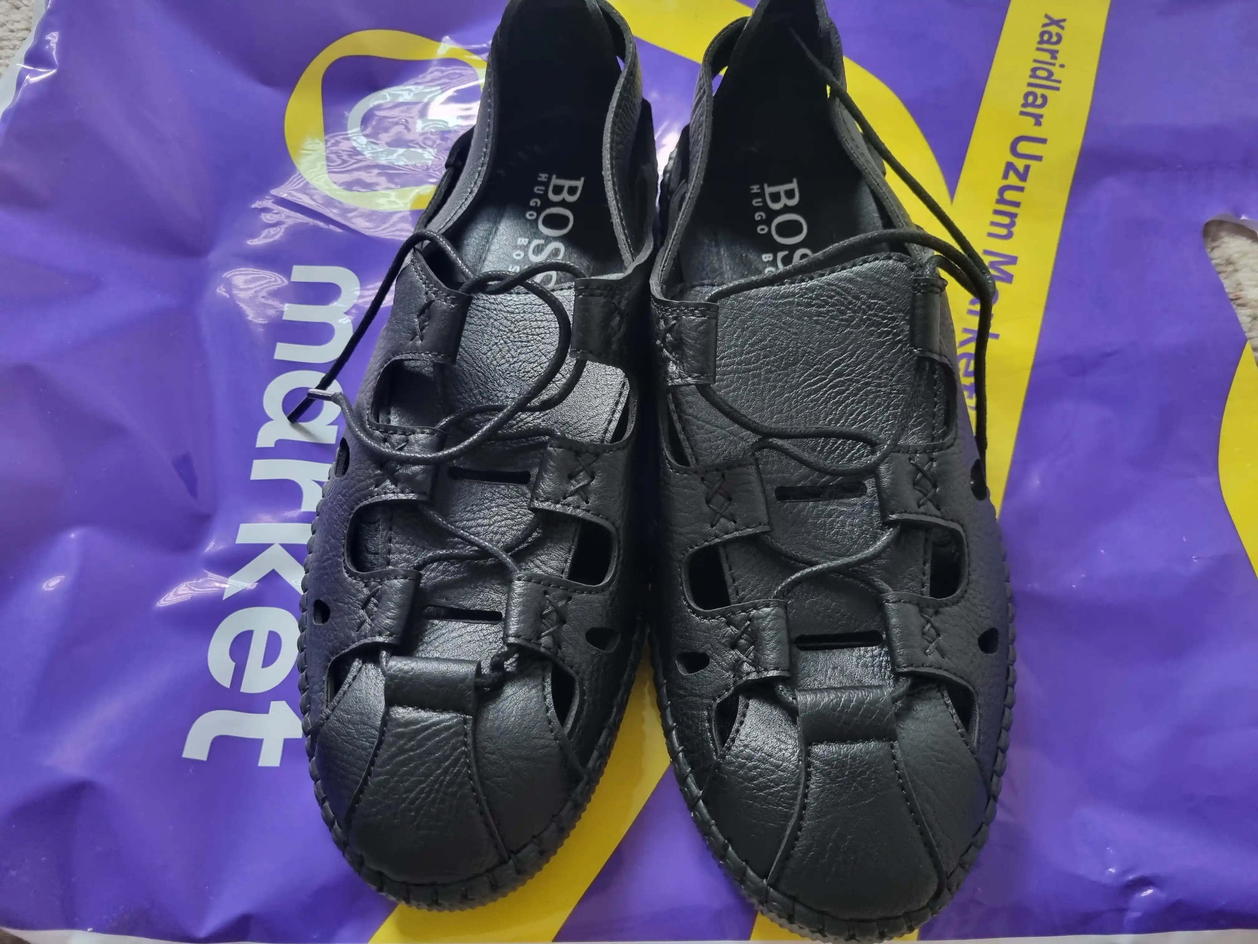 Erkaklar yozgi oyoq kiyimi - nafas oluvchi sandal, yengil va qulay, 40–44