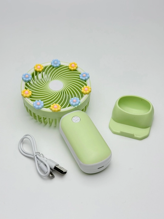 Universal mini qo‘l ventilyatori, stol ustiga qo'yadigan, USB kabelli, portativ, ixcham