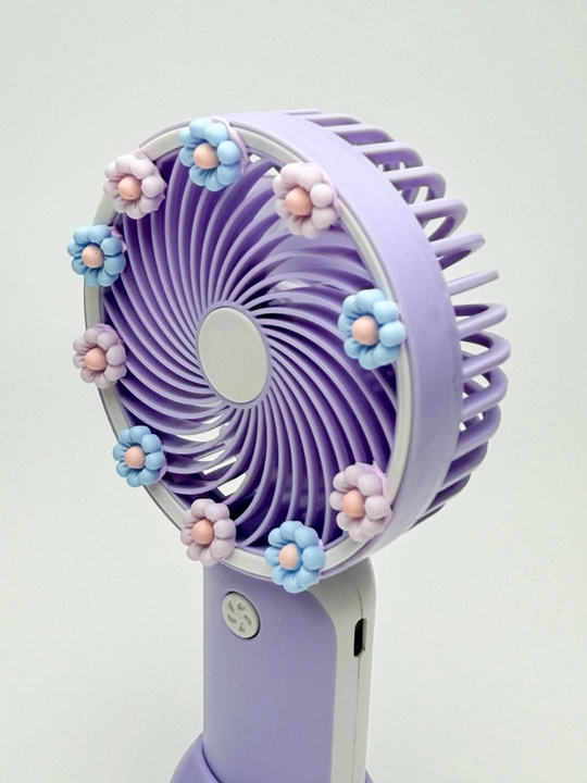 Universal mini qo‘l ventilyatori, stol ustiga qo'yadigan, USB kabelli, portativ, ixcham