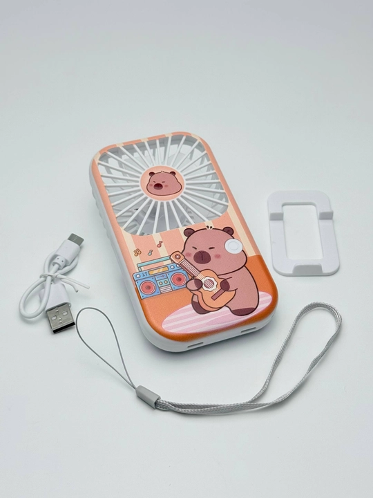 Universal mini qo‘l ventilyatori, stol ustiga qo'yadigan, USB kabelli, portativ, ixcham