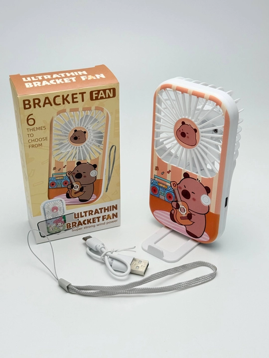 Universal mini qo‘l ventilyatori, stol ustiga qo'yadigan, USB kabelli, portativ, ixcham