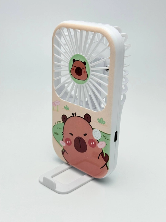 Universal mini qo‘l ventilyatori, stol ustiga qo'yadigan, USB kabelli, portativ, ixcham