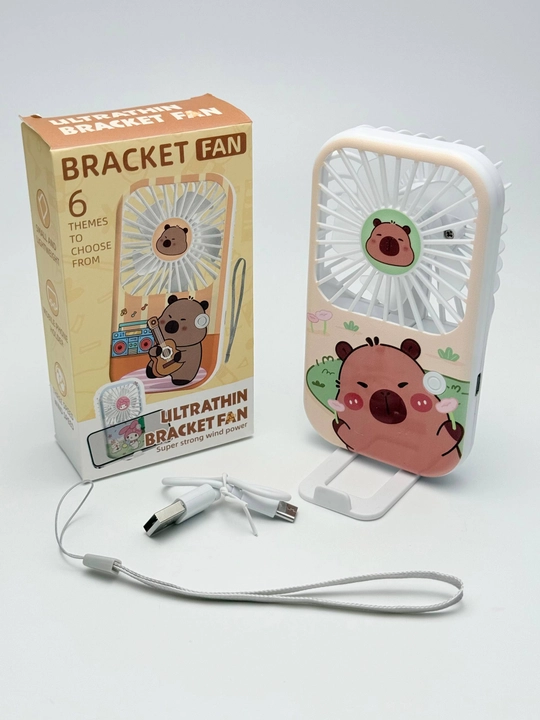 Universal mini qo‘l ventilyatori, stol ustiga qo'yadigan, USB kabelli, portativ, ixcham