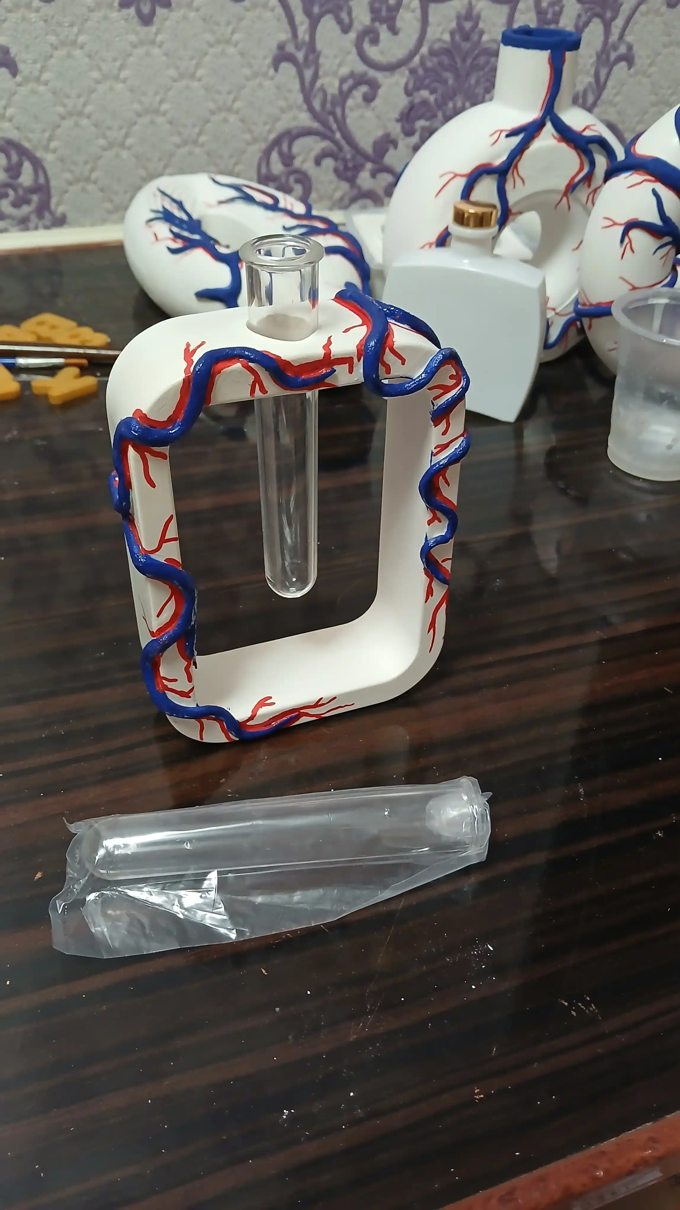 Silikon qolip, gullar uchun guldon, guldon qolipi, gips va smola uchun mold