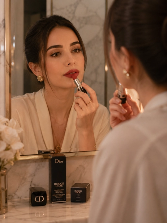 Помада для выразительных губ  Rouge Dior Satin 720 – яркий цвет и гладкий финиш