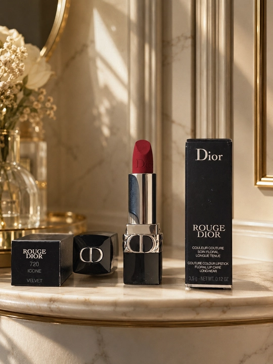 Помада для выразительных губ  Rouge Dior Satin 720 – яркий цвет и гладкий финиш