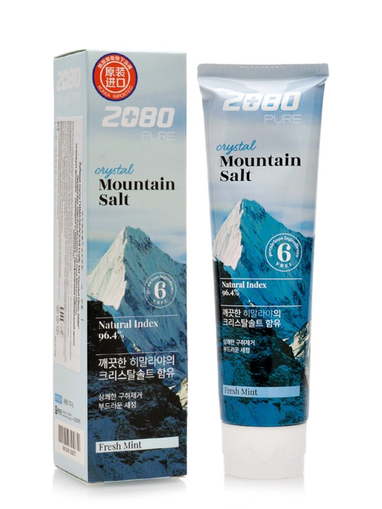 Dental Clinic 2080 Pure Mountain Salt и Black Clean Charcoal зубная паста 120 г