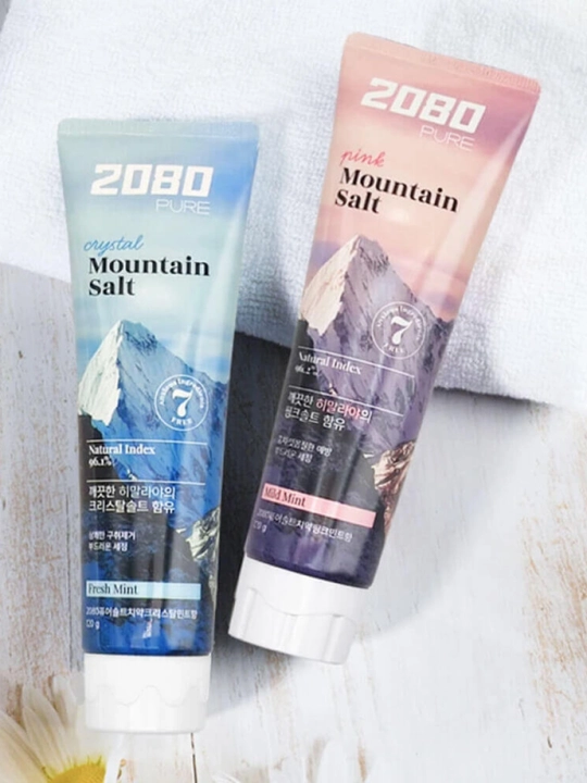 Dental Clinic 2080 Pure Mountain Salt и Black Clean Charcoal зубная паста 120 г - 