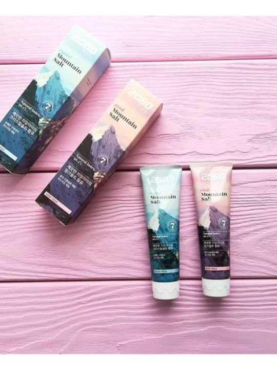 Dental Clinic 2080 Pure Mountain Salt и Black Clean Charcoal зубная паста 120 г