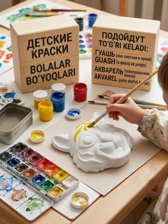 Гипсовые фигурки ручной работы с мелкими деталями для творчества, декора и подарка