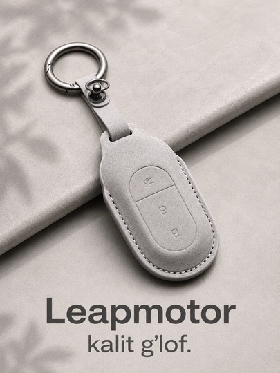 Чехол для ключа Leapmotor модель B — MAXLAND-LEAPKALIT-СЕРЫЙ