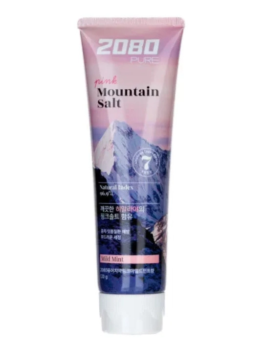 Dental Clinic 2080 Pure Mountain Salt va Black Clean Charcoal tish pastasi 120g - 