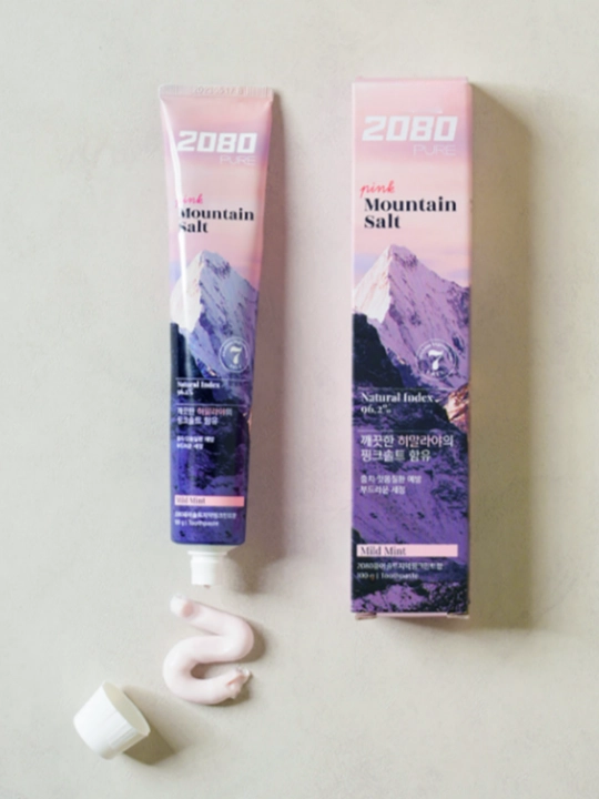 Dental Clinic 2080 Pure Mountain Salt и Black Clean Charcoal зубная паста 120г