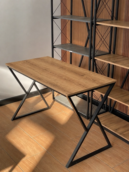 Loft ish stoli, kompyuter stoli, temir oyoqli zamonaviy yozuv stoli - 