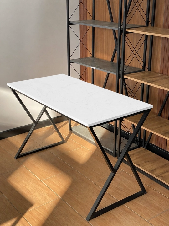 Loft ish stoli, kompyuter stoli, temir oyoqli zamonaviy yozuv stoli - 