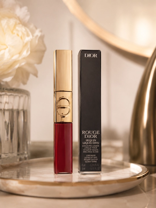 Блеск-помада Dior Liquid Sequin 881 Carouse - эффект блеска и комфорт на губах