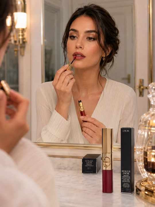 Блеск-помада Dior Liquid Sequin 881 Carouse - эффект блеска и комфорт на губах