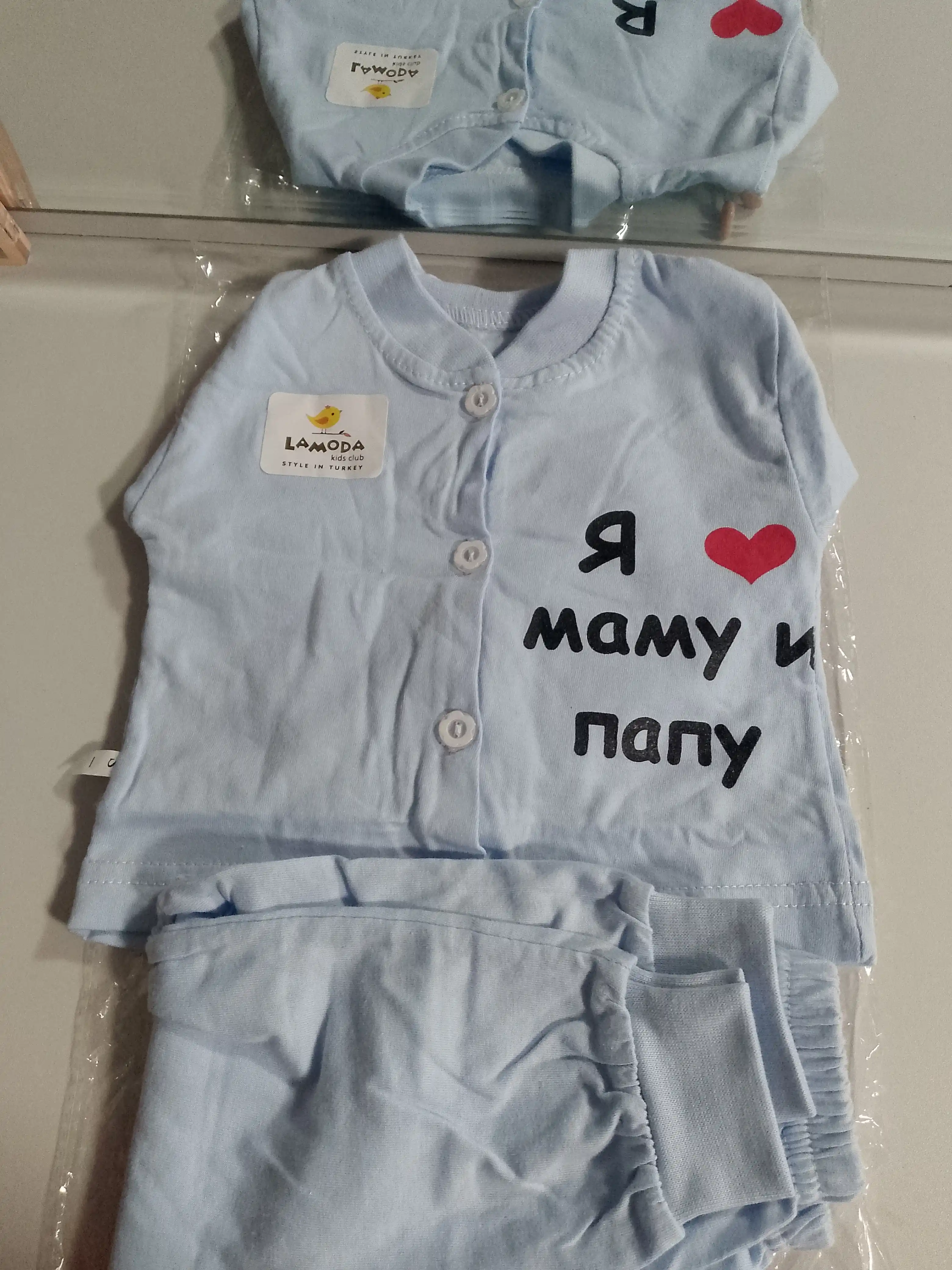 Детский костюм двойка летняя: комплект одежды для новорожденных 0-9 месяцев