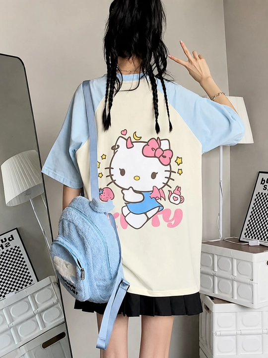 Женская oversize футболка Rubi&Jons — 100% мягкий хлопок, принт, унисекс модель
