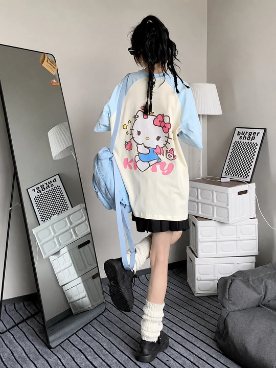 Женская oversize футболка Rubi&Jons — 100% мягкий хлопок, принт, унисекс модель
