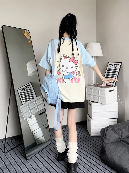 Женская oversize футболка Rubi&Jons — 100% мягкий хлопок, принт, унисекс модель