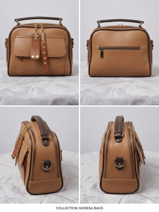 Noresa Bags ayollar sumkasi: eko-charmdan kross-bodi, zamonaviy va qulay kundalik model