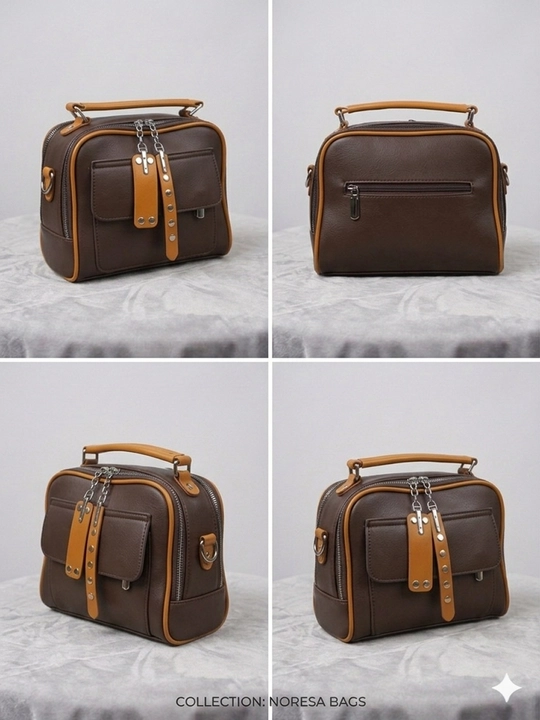 Noresa Bags ayollar sumkasi: eko-charmdan kross-bodi, zamonaviy va qulay kundalik model