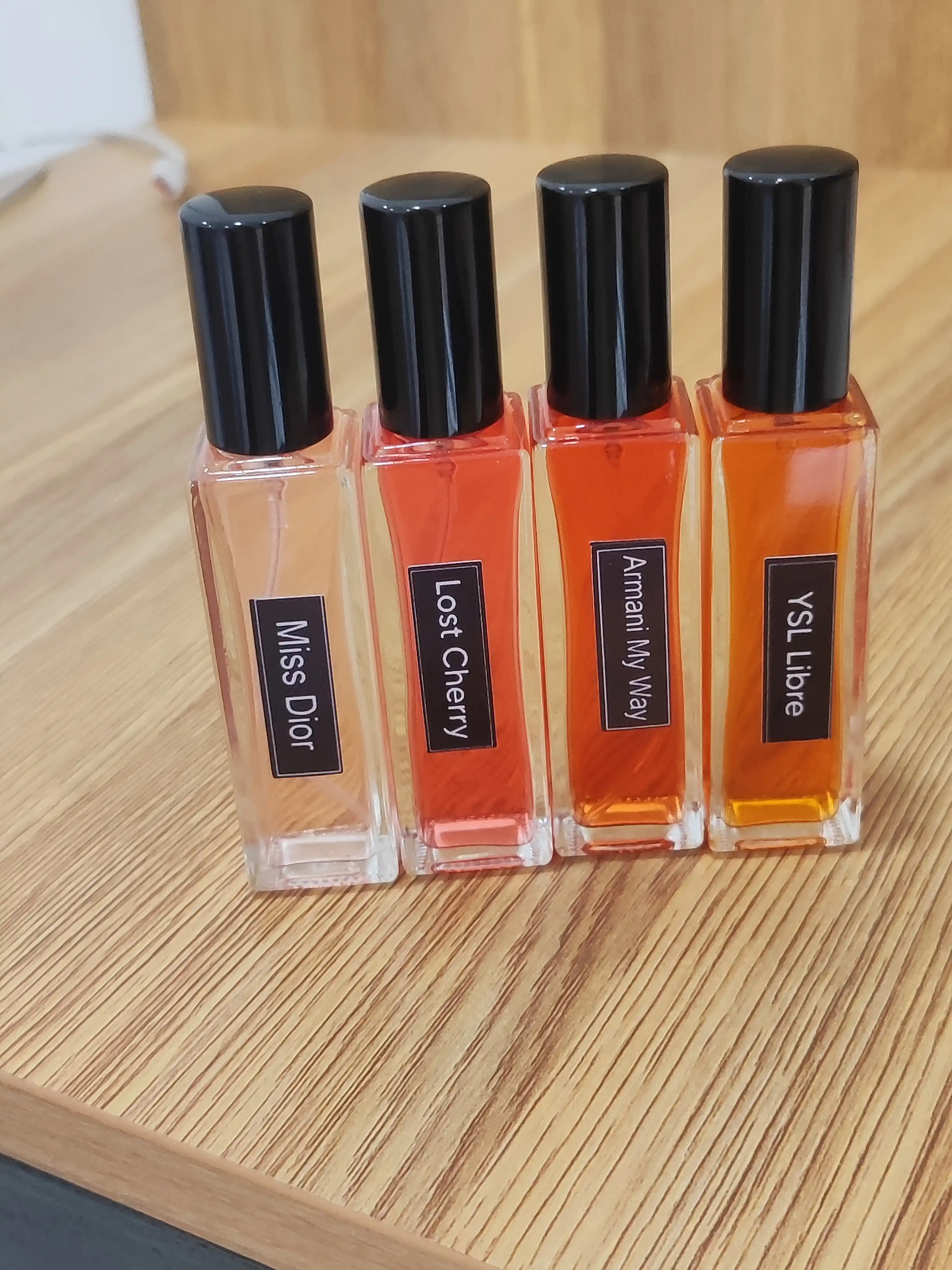 Ayollar uchun parfyum to‘plami 4 xil hid: Lost Cherry, My Way, Miss Dior, Libre
