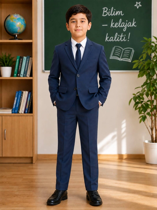 Классический костюм брюк и жилет для детей