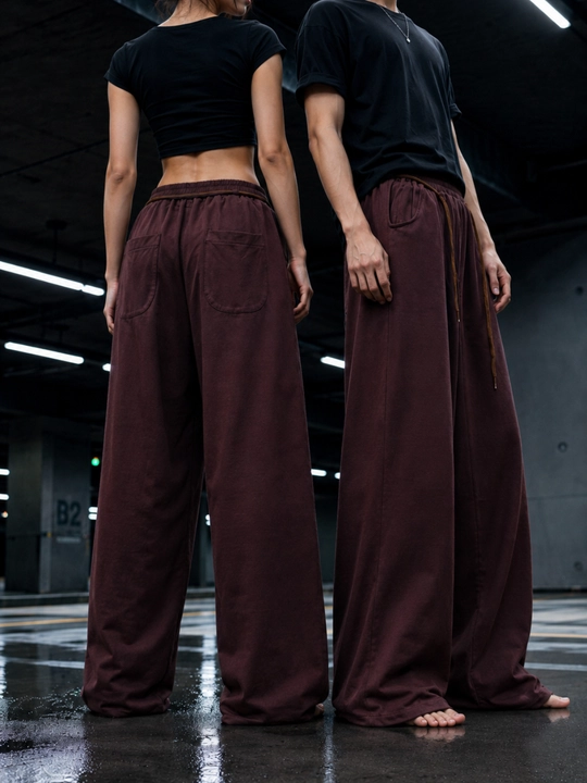 YK2 UNISEX широкие брюки оверсайз для девушек и мужчин, оверсайз