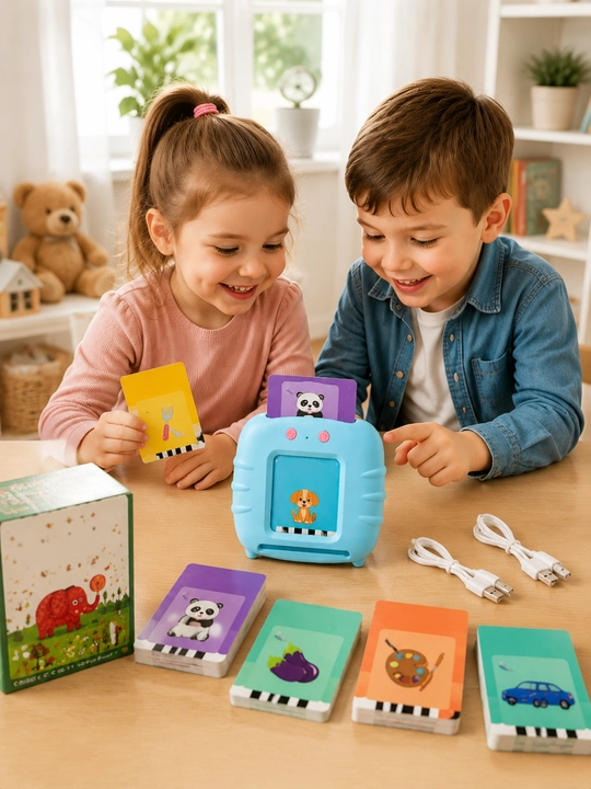 Говорящие обучающие карточки для детей, talking flash cards