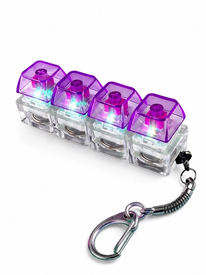 Антистрессовая клавиатура- RGB брелок — это гаджет, который помогает сосредоточиться ASMR — BOLAT-РНГШ-МЕНТОЛ