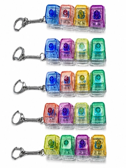 RGB механический брелок, клавиатурная клавиша, с LED подсветкой