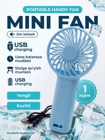 Мини-вентилятор портативный, аккумуляторный — UYMAHS2-MINIFAN