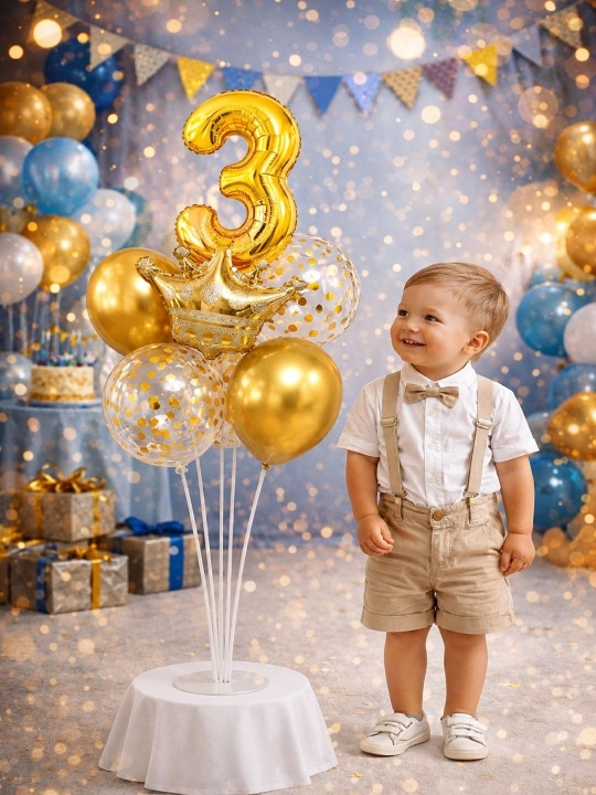 1,2,3,4,5-yosh raqamli sharlar to‘plami, sharlar uchun taglik, sharlar va taglik, stent - 