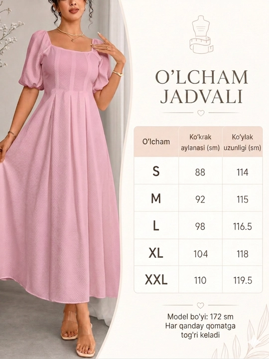 Женское платье миди, свободное, легкое, 6 цветов, S-2XL