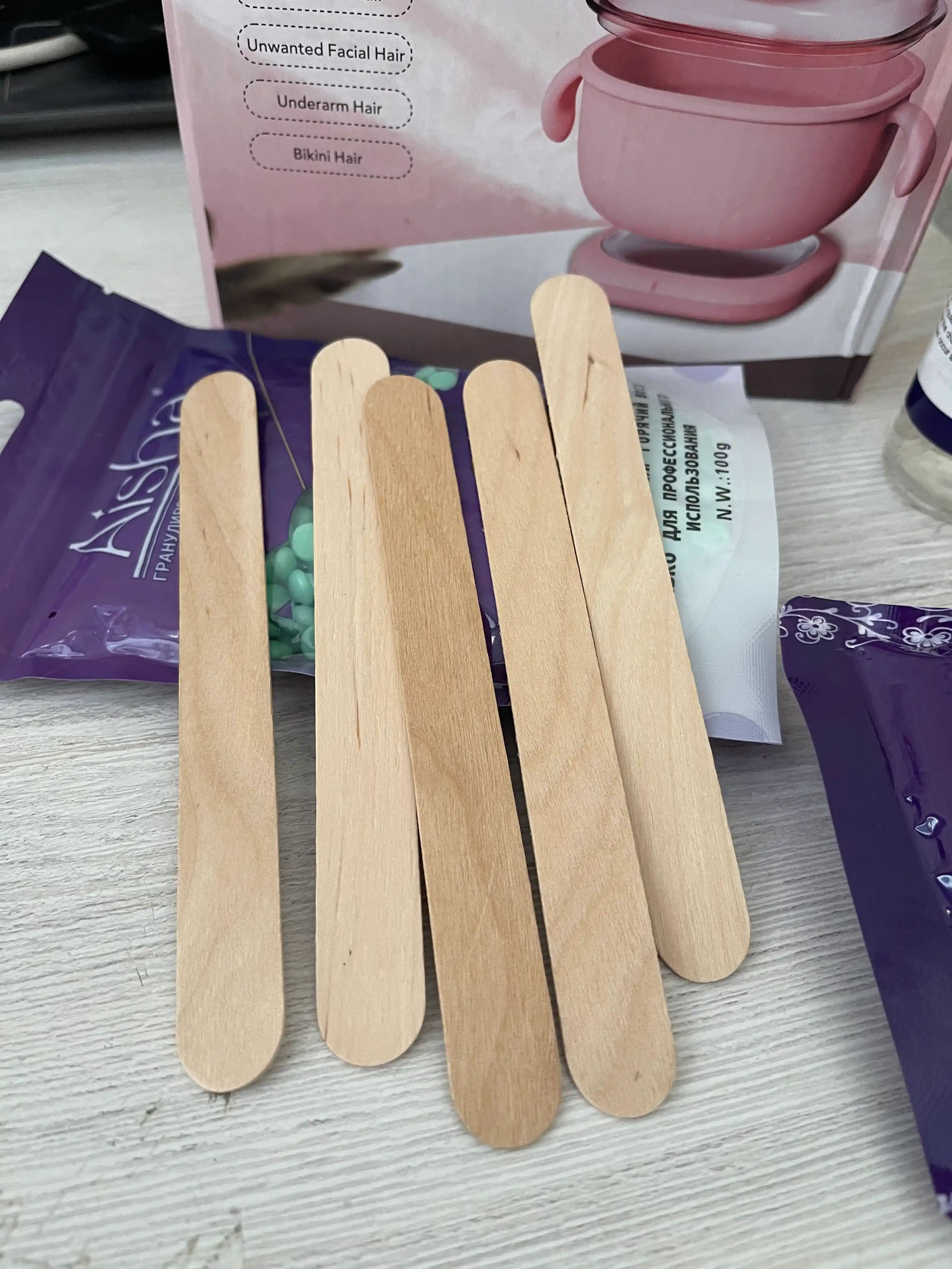 Depilatsiya qozon nabor 5 tasi 1 da, sprey, vosk, depilatsiya nabor