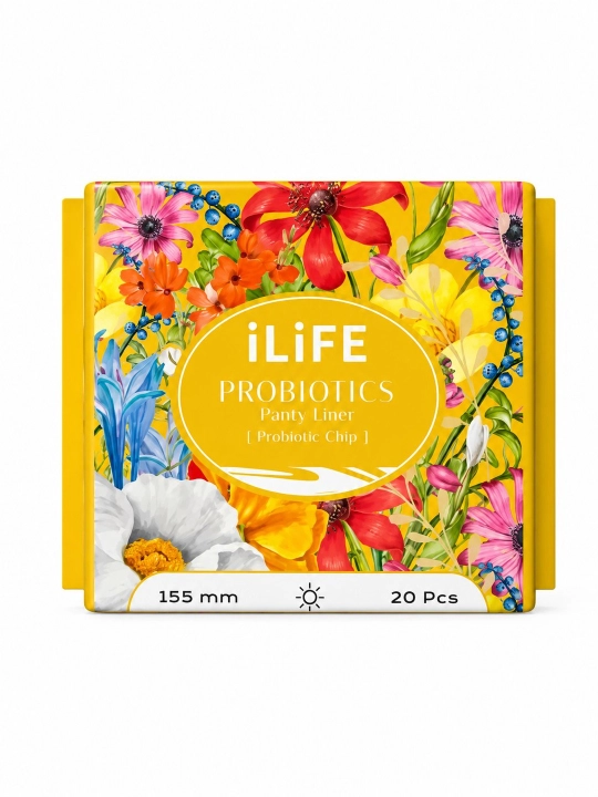 ILIFE Probiotics kundalik ayollar prokladkasi, 155 mm