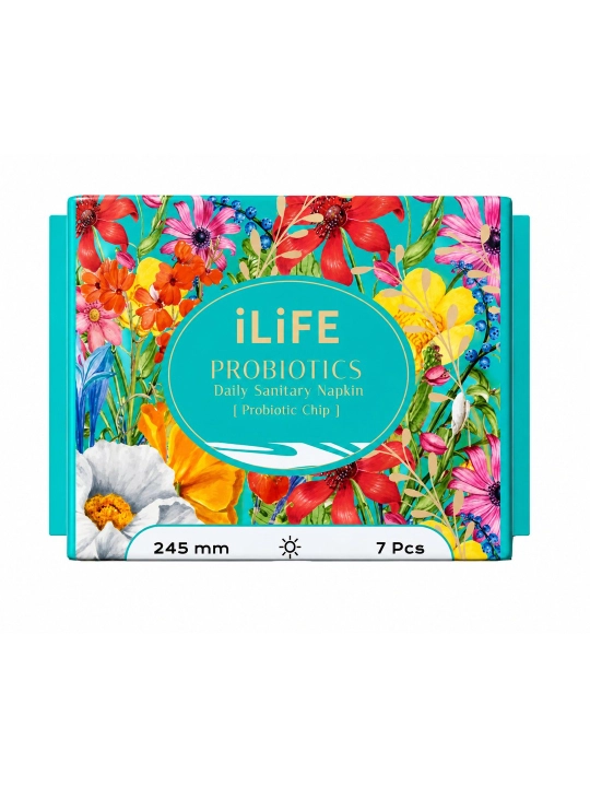 Ежедневные женские прокладки iLIFE Probiotics, 245 мм - 