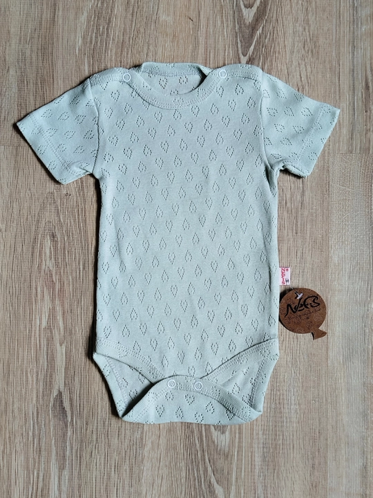 Боди-футболка для новорожденных Drakosha Kids, жаккард, 100% хлопок, ажурное
