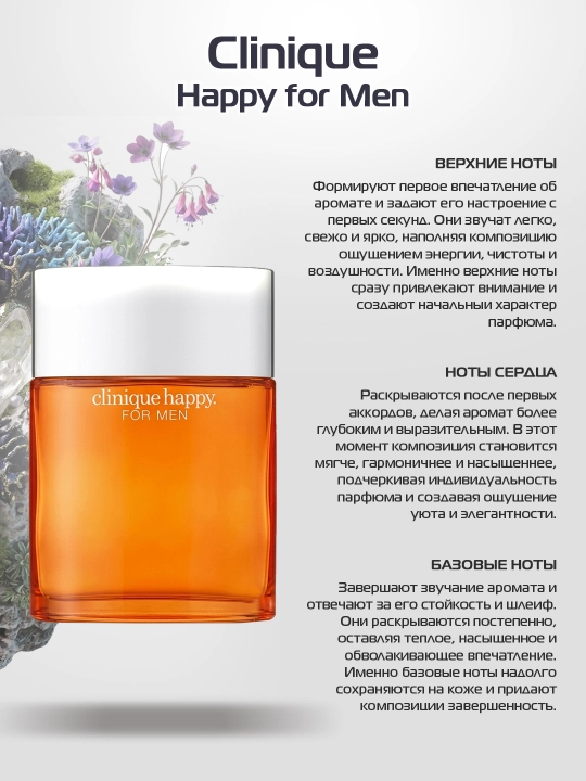 Духи для мужчин Clinique Happy For Men 100мл