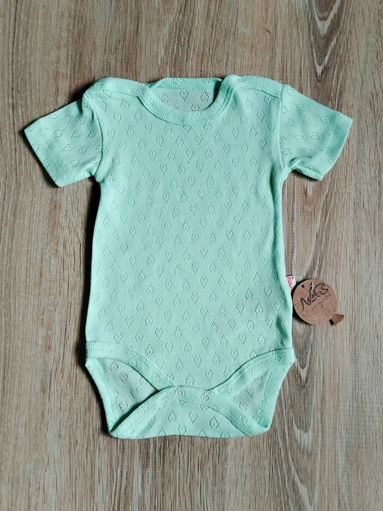 Боди-футболка для новорожденных Drakosha Kids, жаккард, 100% хлопок, ажурное