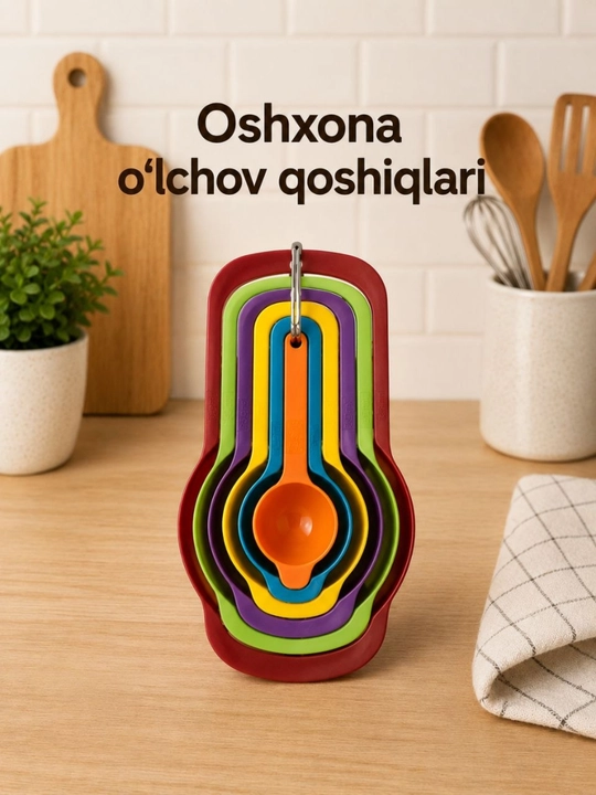 O‘lchov qoshiqlari, 6 dona - 