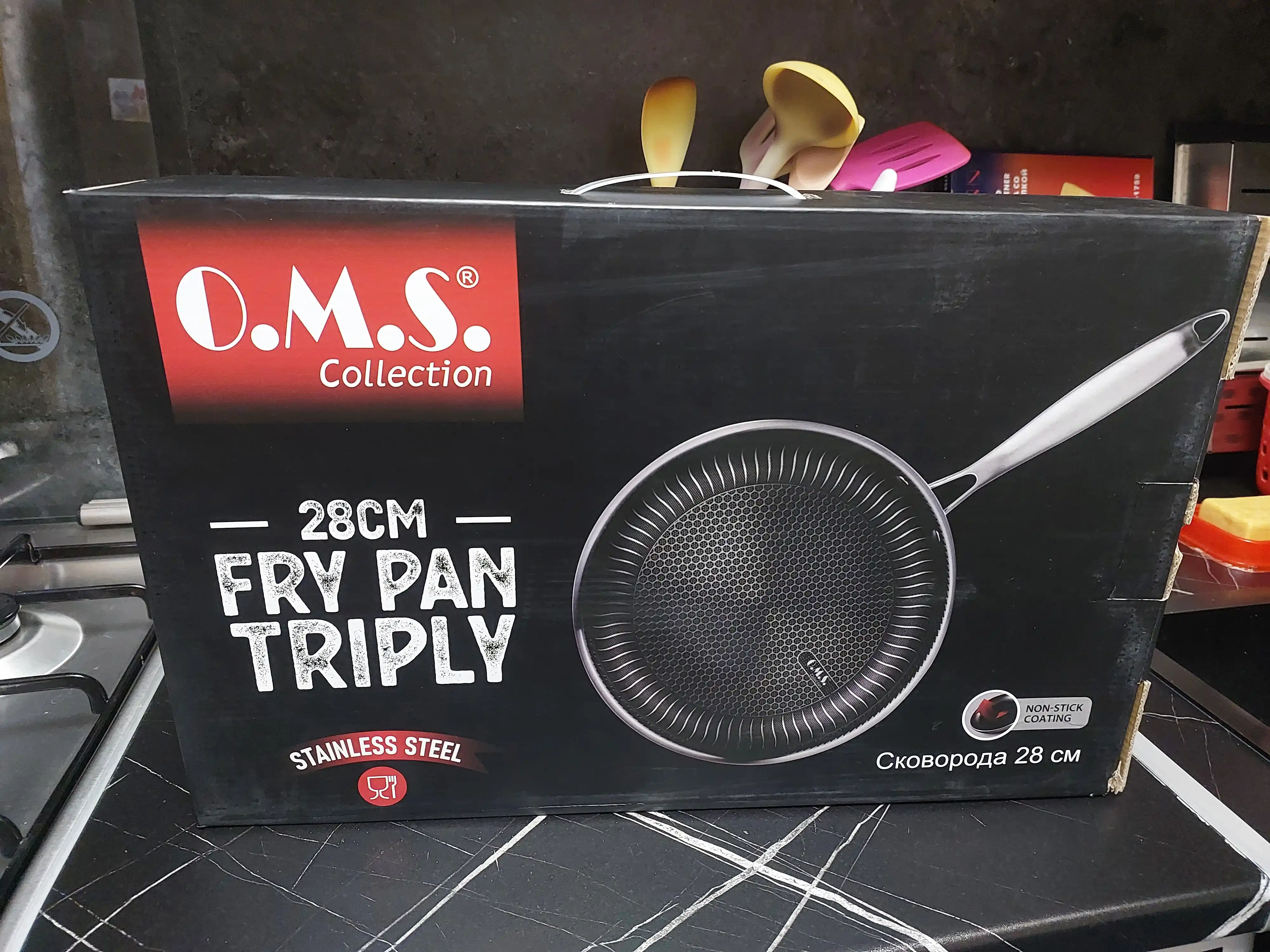 Zanglamaydigan po‘lat tova O.M.S Collection 2012 20/24/26/28/30 sm