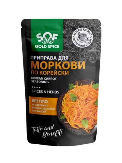 SOF Gold Spice приправа для моркови по-корейски без ГМО 100 г — DZR-MAROVKA-M100