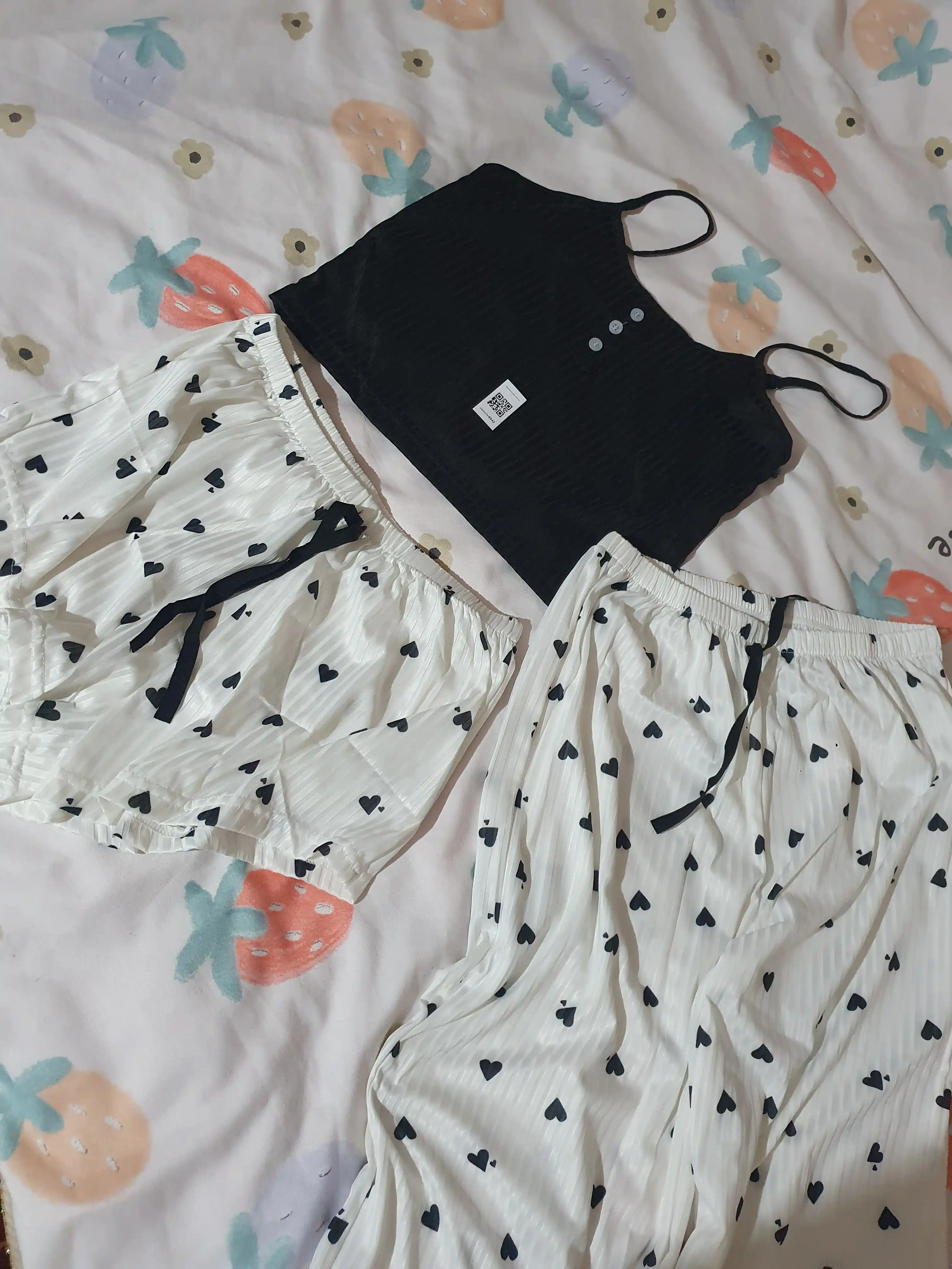 Ayollar pijamasi troyka, pijama ayollar uchun, tungi kiyimlar