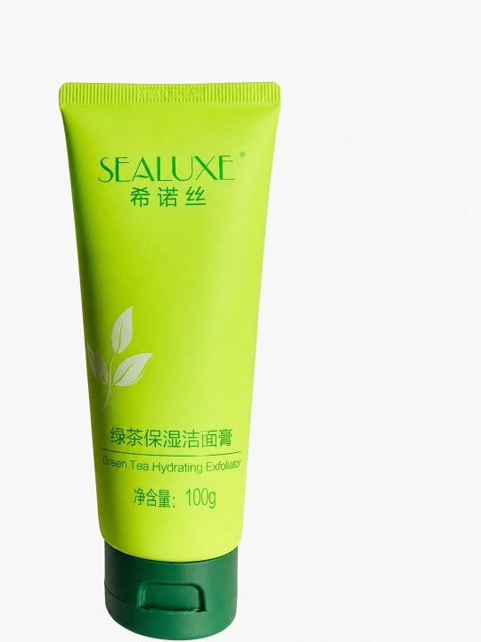 Увлажняющий скраб-гель для умывания SEALUXE Green Tea, 100 г - 