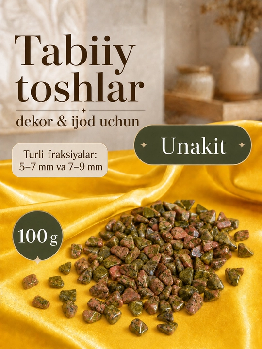 Натуральные камни для декора изделий из гипса, смолы, свечей